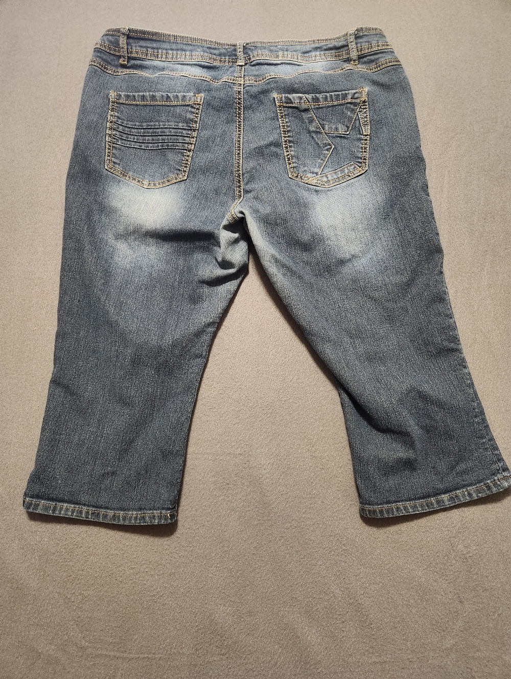 Rebel By Right Capri Denim Women Size 20 Blue Plus Size Summer - Picture 11 of 12